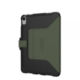 Urban Armor Gear (UAG) iPad 10.9 (10. sukupolvi)/iPad 11 (A16) Scout Folio -kotelo, musta/oliivi