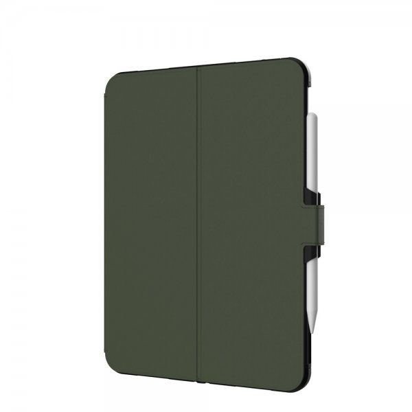 Urban Armor Gear (UAG) iPad 10.9 (10. sukupolvi)/iPad 11 (A16) Scout Folio -kotelo, musta/oliivi