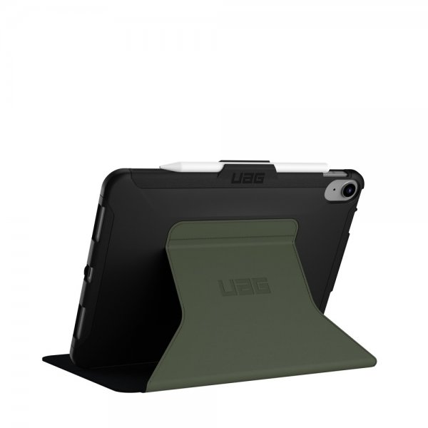 Urban Armor Gear (UAG) iPad 10.9 (10. sukupolvi)/iPad 11 (A16) Scout Folio -kotelo, musta/oliivi
