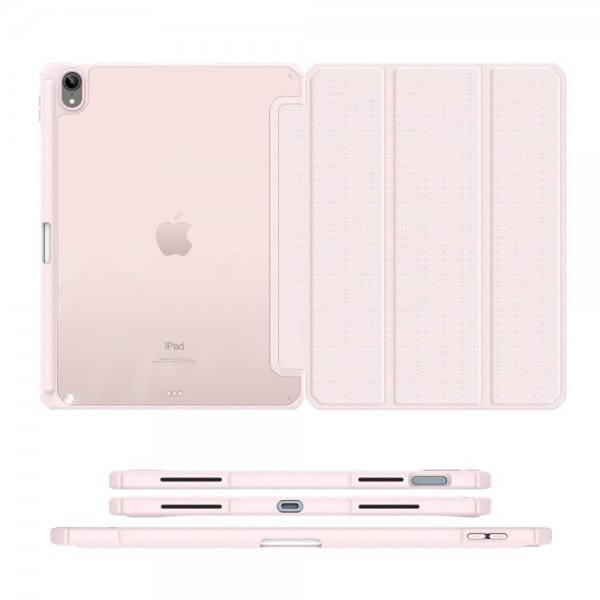 Dux Ducis iPad 10.9 (gen 10)/iPad 11 (A16) kotelo, TOBY-sarja, vaaleanpunainen