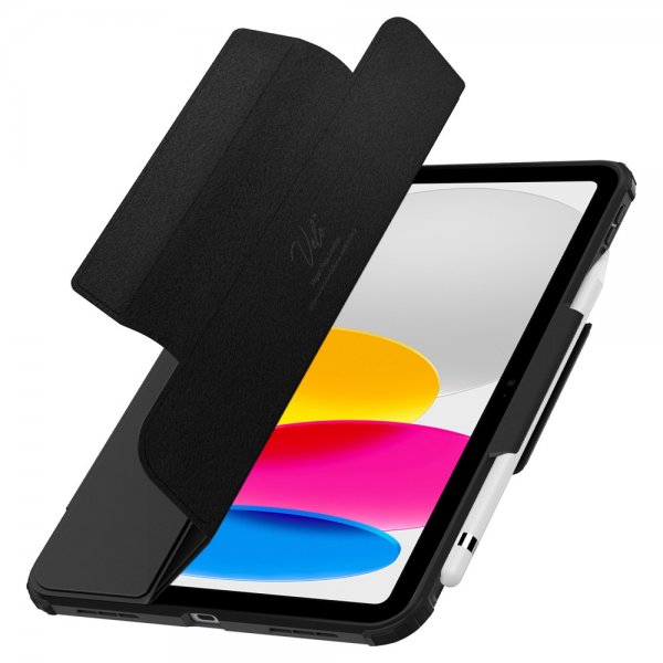 Spigen iPad 10.9 (10. sukupolvi)/iPad 11 (A16) Ultra Hybrid Pro -suojakuori, musta