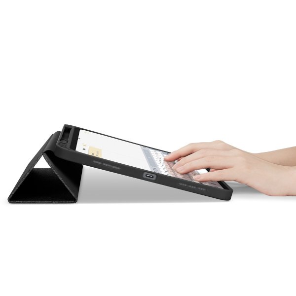 Spigen iPad 10.9 (10. sukupolvi)/iPad 11 (A16) Urban Fit -suojakotelo, musta