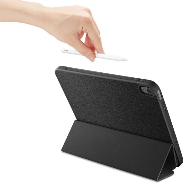 Spigen iPad 10.9 (10. sukupolvi)/iPad 11 (A16) Urban Fit -suojakotelo, musta