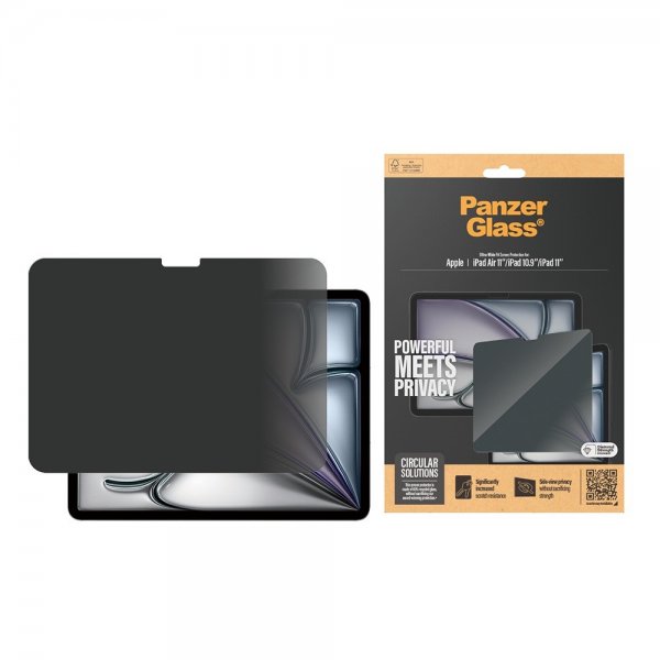 PanzerGlass iPad 10.9 (10. sukupolvi)/iPad 11 (A16)/iPad Air 11 (M2/M3/M4) -näytönsuoja Ultra-Wide Fit Privacy