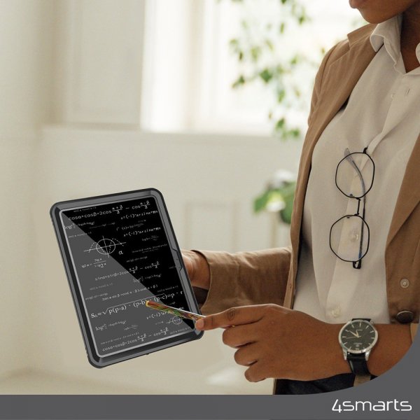 4smarts iPad 10.9 (10. sukupolvi)/iPad 11 (A16) Active Pro Rugged Case -suojakotelo, musta