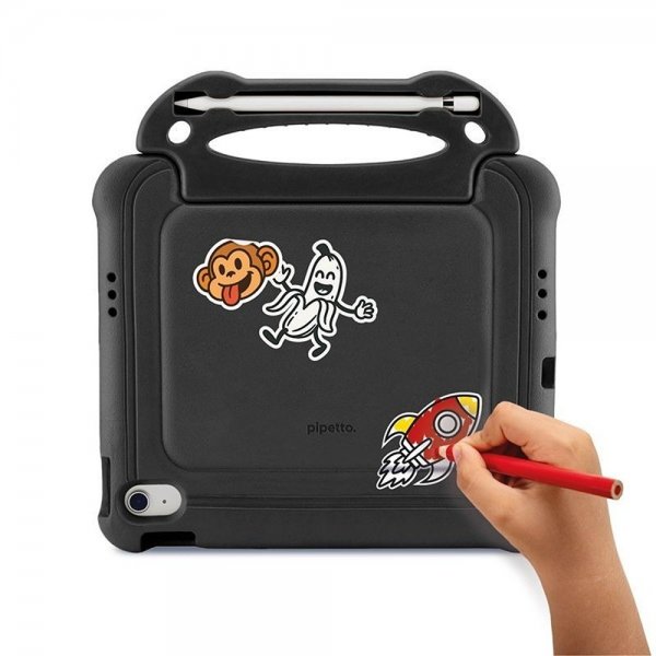 Pipetto iPad 10.9 (10. sukupolvi)/iPad 11 (A16) Activity Case -suojakuori, musta