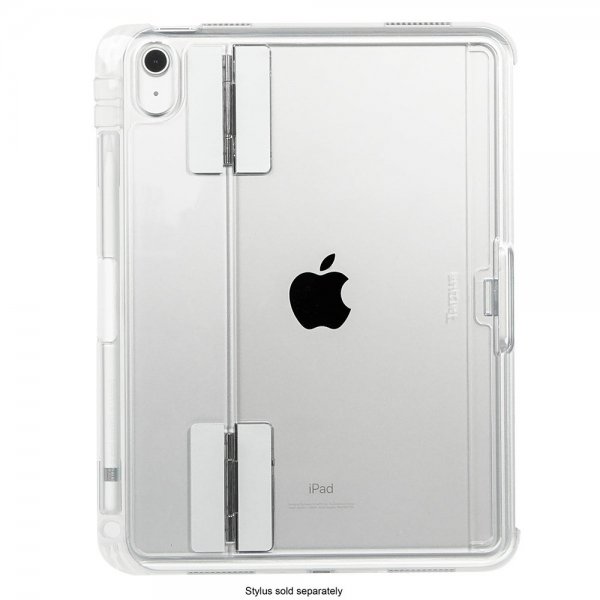 Targus iPad 10.9 (10. gen)/iPad 11 (A16) -suojakotelo Click-In Clear + Kickstand, läpinäkyvä