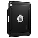 Spigen iPad 10.9 (10. sukupolvi)/iPad 11 (A16) Rugged Armor -suojakuori, mattamusta