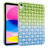 iPad 10.9 (10. sukupolvi)/iPad 11 (A16) Punottu kuori vihreä sininen