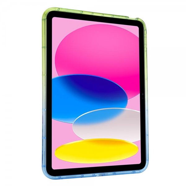 iPad 10.9 (10. sukupolvi)/iPad 11 (A16) Punottu kuori vihreä sininen