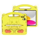 Dux Ducis iPad 10.9 (10. sukupolvi)/iPad 11 (A16) -kuori Panda keltainen