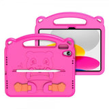 Dux Ducis iPad 10.9 (10. sukupolvi)/iPad 11 (A16) -kuori Panda Magenta