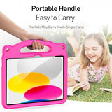 Dux Ducis iPad 10.9 (10. sukupolvi)/iPad 11 (A16) -kuori Panda Magenta