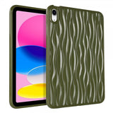 iPad 10.9 (10. sukupolvi)/iPad 11 (A16) Kuori Aaltokuvio Vihreä
