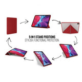 Pipetto iPad Pro 12.9 (4./5./6. sukupolvi) Origami-suojakotelo, punainen