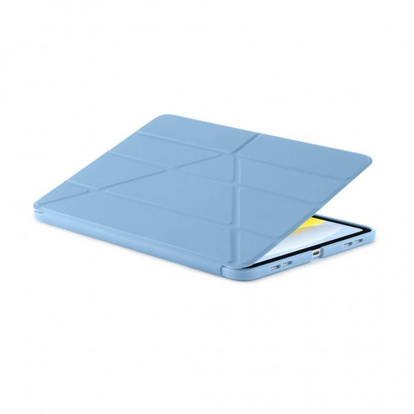 Pipetto iPad 10.9 (10. sukupolvi)/iPad 11 (A16) -suojakotelo Origami No1 Original Case vaaleansininen