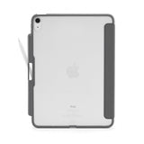 Pipetto iPad 10.9 (10. sukupolvi)/iPad 11 (A16) kotelo Origami No3 Pencil Case Tummanharmaa