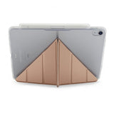 Pipetto iPad 10.9 (10. sukupolvi)/iPad 11 (A16) -suojakotelo Origami No3 Pencil Case, ruusukulta