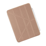 Pipetto iPad 10.9 (10. sukupolvi)/iPad 11 (A16) -suojakotelo Origami No3 Pencil Case, ruusukulta
