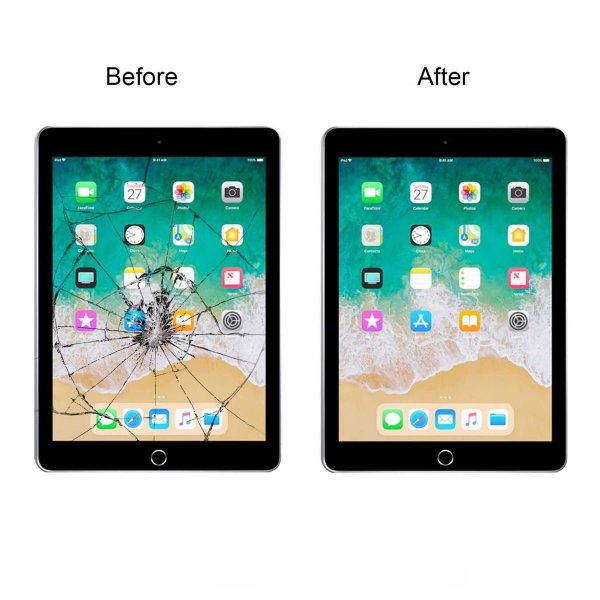 iPad 9 10.2 2021 Lasi kosketusnäytöllä OEM - Musta