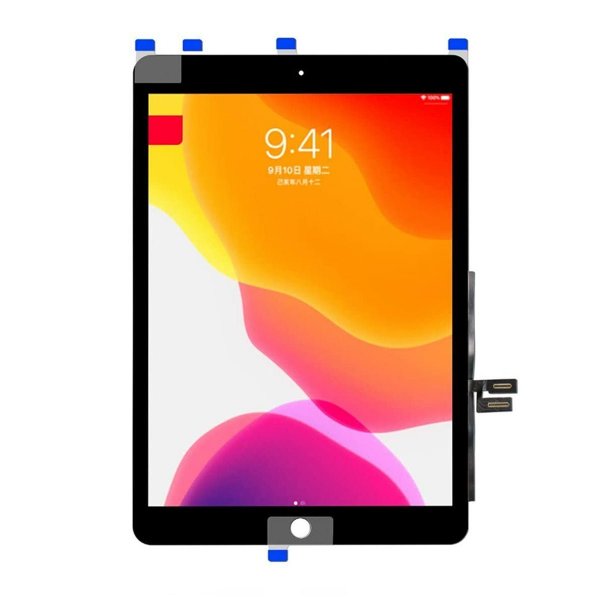 iPad 9 10.2 2021 Lasinen Kosketusnäyttö Premium - Musta