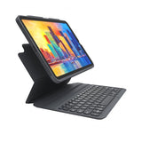 ZAGG iPad Air 10.9 (sukupolvi 4/5) Näppäimistökotelo Pro Keys Musta Harmaa