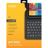 ZAGG iPad Air 10.9 (sukupolvi 4/5) Näppäimistökotelo Pro Keys Musta Harmaa