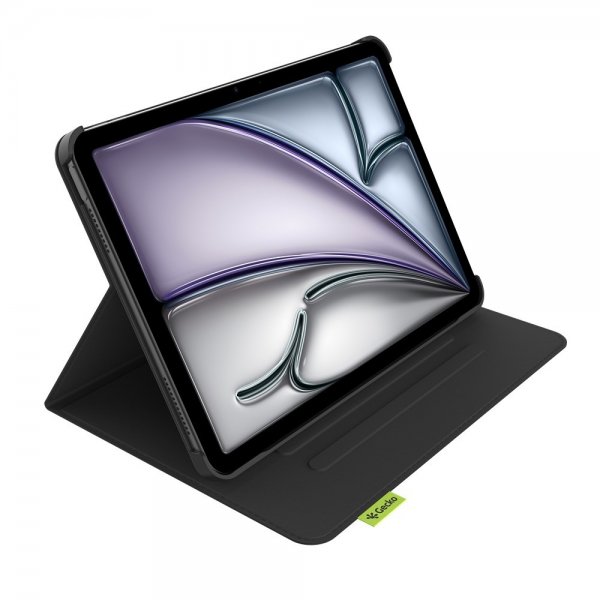 Gecko Covers iPad Air 10.9 (sukupolvi 4/5)/iPad Air 11 (M2/M3/M4) Fodral Cactus Folio Musta