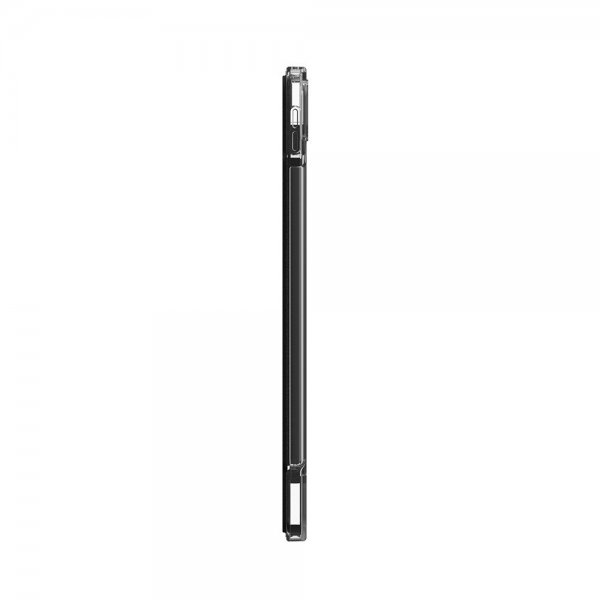 ZAGG iPad Air 11 (M2/M3/M4) Crystal Palace Folio -kotelo, musta/läpinäkyvä