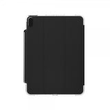 ZAGG iPad Air 11 (M2/M3/M4) Crystal Palace Folio -kotelo, musta/läpinäkyvä
