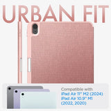 Spigen iPad Air 11 (M2/M3/M4) Urban Fit -suojakotelo, ruusukulta