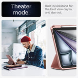 Spigen iPad Air 11 (M2/M3/M4) Urban Fit -suojakotelo, ruusukulta