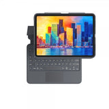 ZAGG iPad Air 10.9/iPad Pro 11 Kotelo ja näppäimistö Pro Keys Trackpad Nordic Charcoal