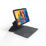 ZAGG iPad Air 10.9/iPad Pro 11 Kotelo ja näppäimistö Pro Keys Trackpad Nordic Charcoal