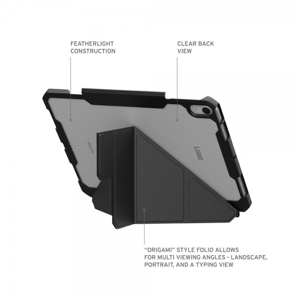 Urban Armor Gear (UAG) iPad Air 11 (M2/M3/M4) Suojakotelo Essential Armor Musta