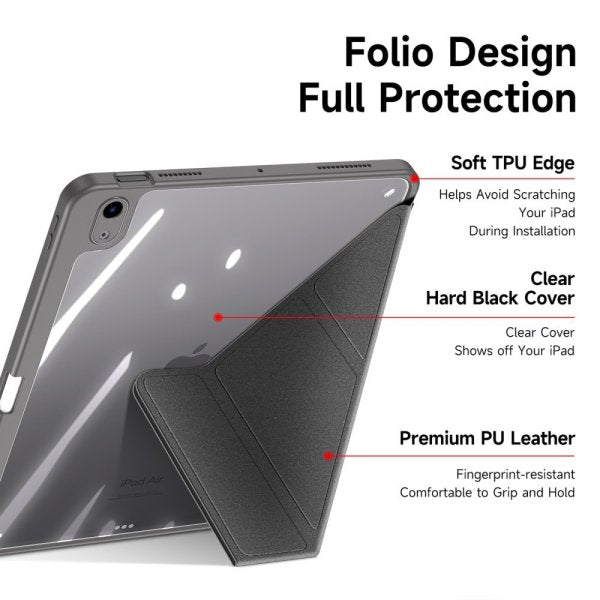 Dux Ducis iPad Air 11 (M2/M3/M4) Suojakotelo Magi Series Harmaa