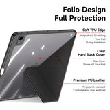 Dux Ducis iPad Air 11 (M2/M3/M4) Suojakotelo Magi Series Musta