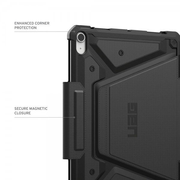 Urban Armor Gear (UAG) iPad Air 11 (M2/M3/M4) Kotelo Metropolis SE Musta