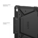 Urban Armor Gear (UAG) iPad Air 11 (M2/M3/M4) Kotelo Metropolis SE Musta