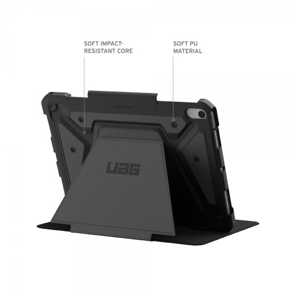 Urban Armor Gear (UAG) iPad Air 11 (M2/M3/M4) Kotelo Metropolis SE Musta