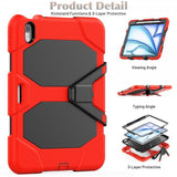 iPad Air 11 (M2/M3/M4) Suojakuori Heavy Duty Armor Punainen