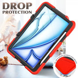 iPad Air 11 (M2/M3/M4) Suojakuori Heavy Duty Armor Punainen