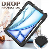 iPad Air 11 (M2/M3/M4) Suojakuori Heavy Duty Armor Musta