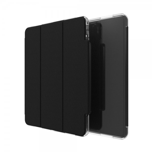 ZAGG iPad Air 13 (M2/M3) Kotelo Crystal Palace Folio Musta Läpinäkyvä