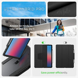 Spigen iPad Air 13 (M2/M3/M4) Suojakuori Ultra Hybrid Pro musta