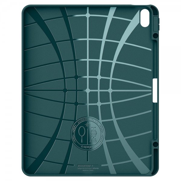 Spigen iPad Air 13 (M2/M3/M4) suojakotelo Urban Fit Midnight Green
