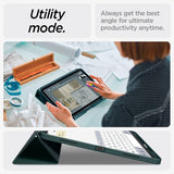 Spigen iPad Air 13 (M2/M3/M4) suojakotelo Urban Fit Midnight Green