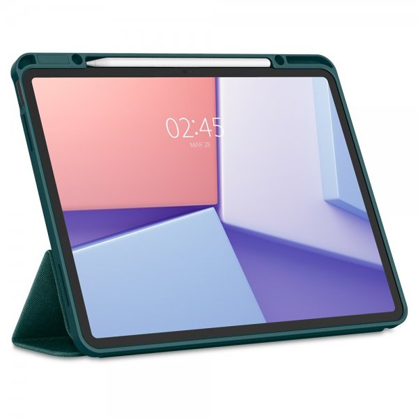 Spigen iPad Air 13 (M2/M3/M4) suojakotelo Urban Fit Midnight Green