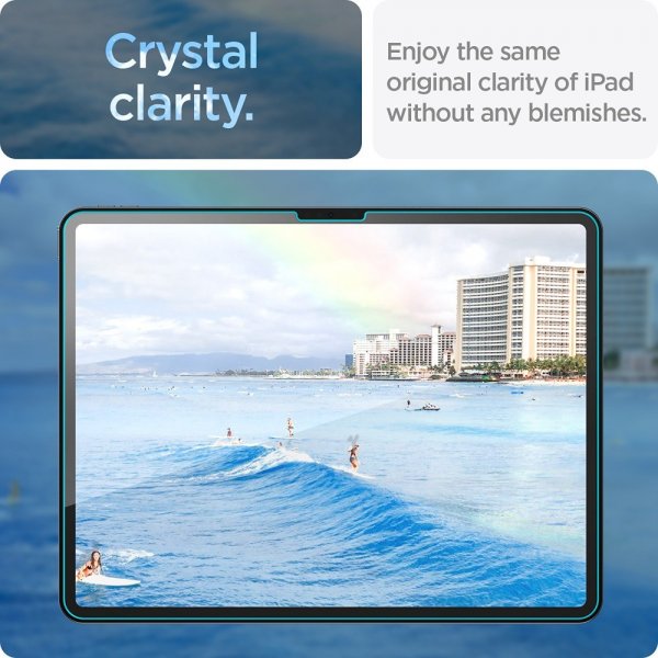 Spigen iPad Air 13 (M2/M3/M4) Näytönsuoja GLAS.tR EZ Fit
