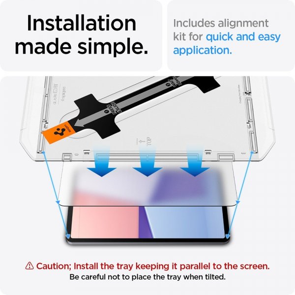 Spigen iPad Air 13 (M2/M3/M4) Näytönsuoja GLAS.tR EZ Fit